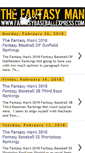 Mobile Screenshot of fantasybaseballexpress.com